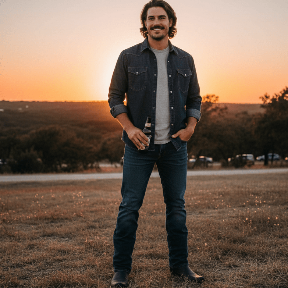 Alvies Men's Boots Alvies Men's The Shoal Creek Cowboy Boots