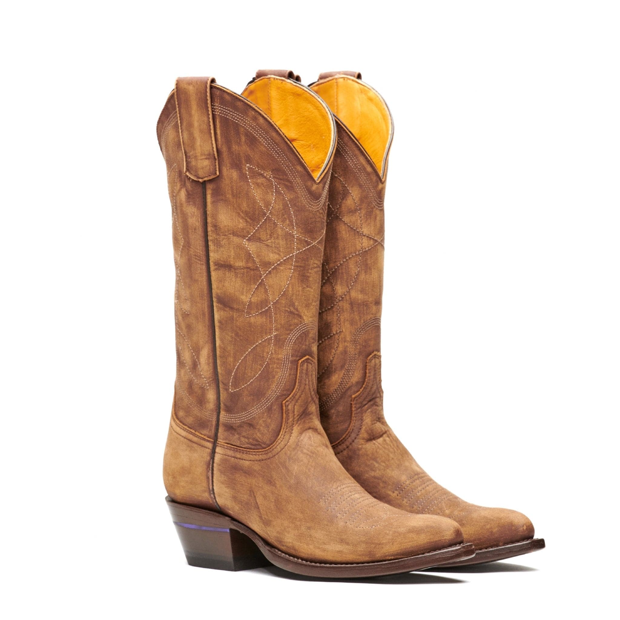 Alvies Women’s Boots Anejo Nightcap Brown / 5 / B Alvies Women's The Guadalupe Cowboy Boots