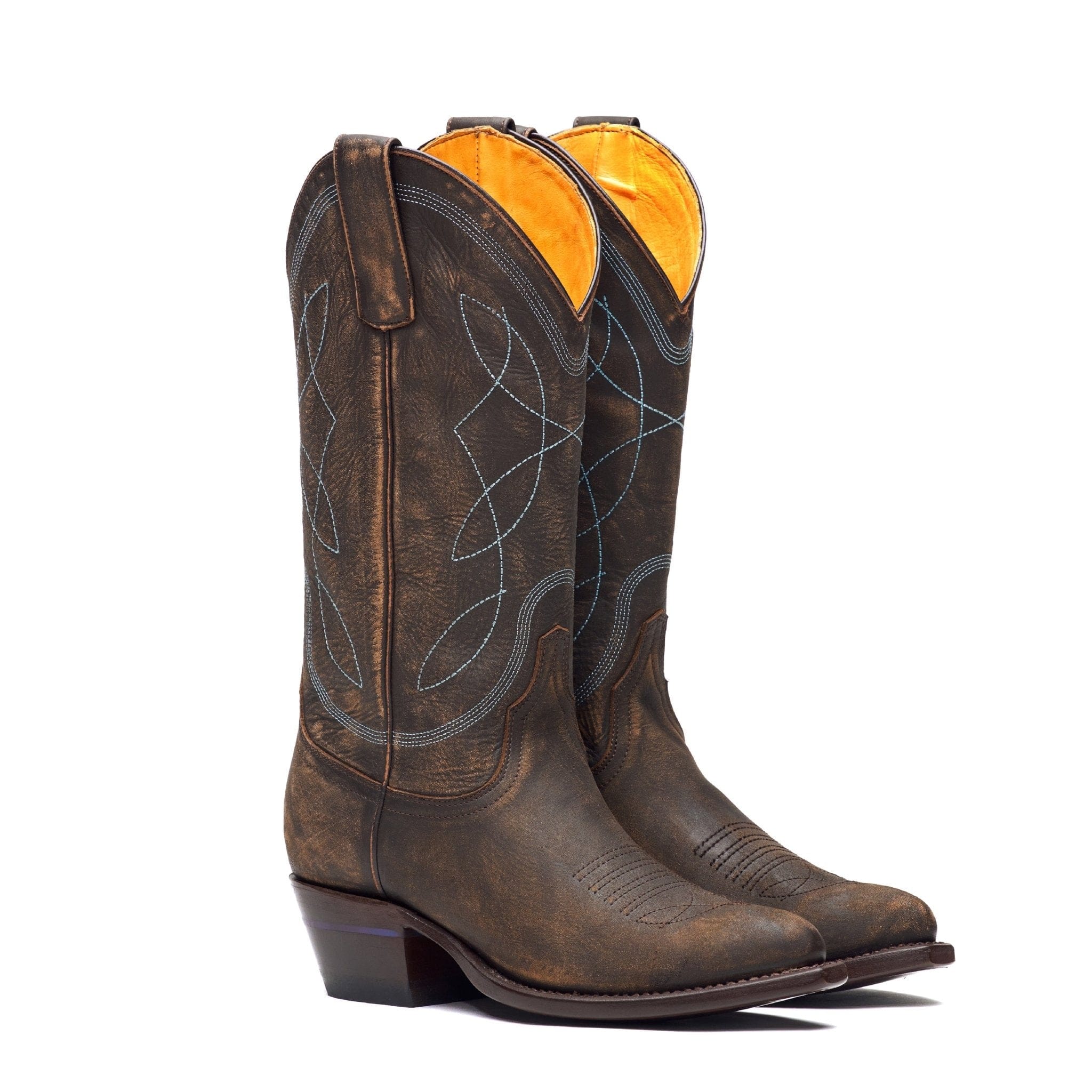 Alvies Women’s Boots Cask Strength Dark Brown / 5 / B Alvies Women's The Guadalupe Cowboy Boots