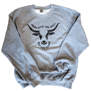 American Farm Company Crewneck 'Mess with the Bull, Get the Horns' Crewneck