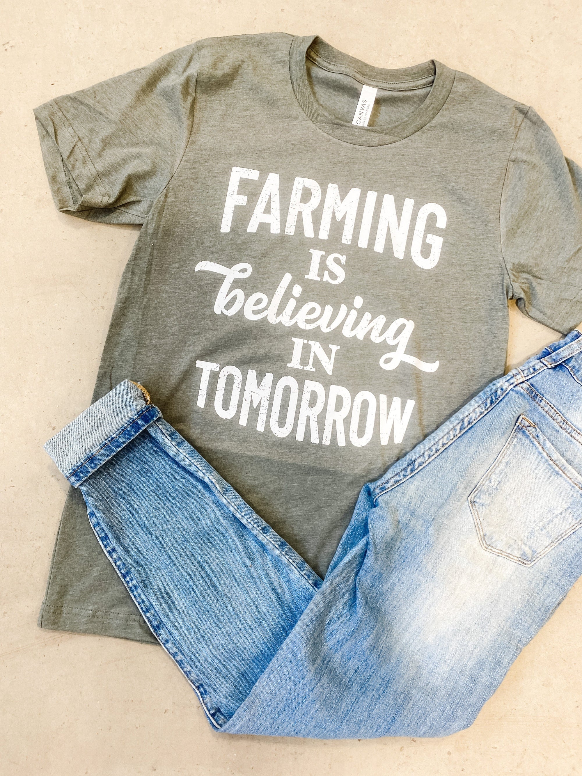 American Farm Company Shirts 'Farming is Believing in Tomorrow' tee