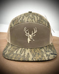 American Flyway Waterfowl 7 Panel Mossy Oak New Bottomland & Sage Buck Logo