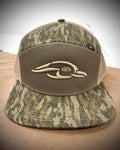 American Flyway Waterfowl 7 Panel Mossy Oak New Bottomland & Sage Duck Logo