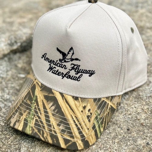 American Flyway Waterfowl AFW Trucker Shadow Grass Brim