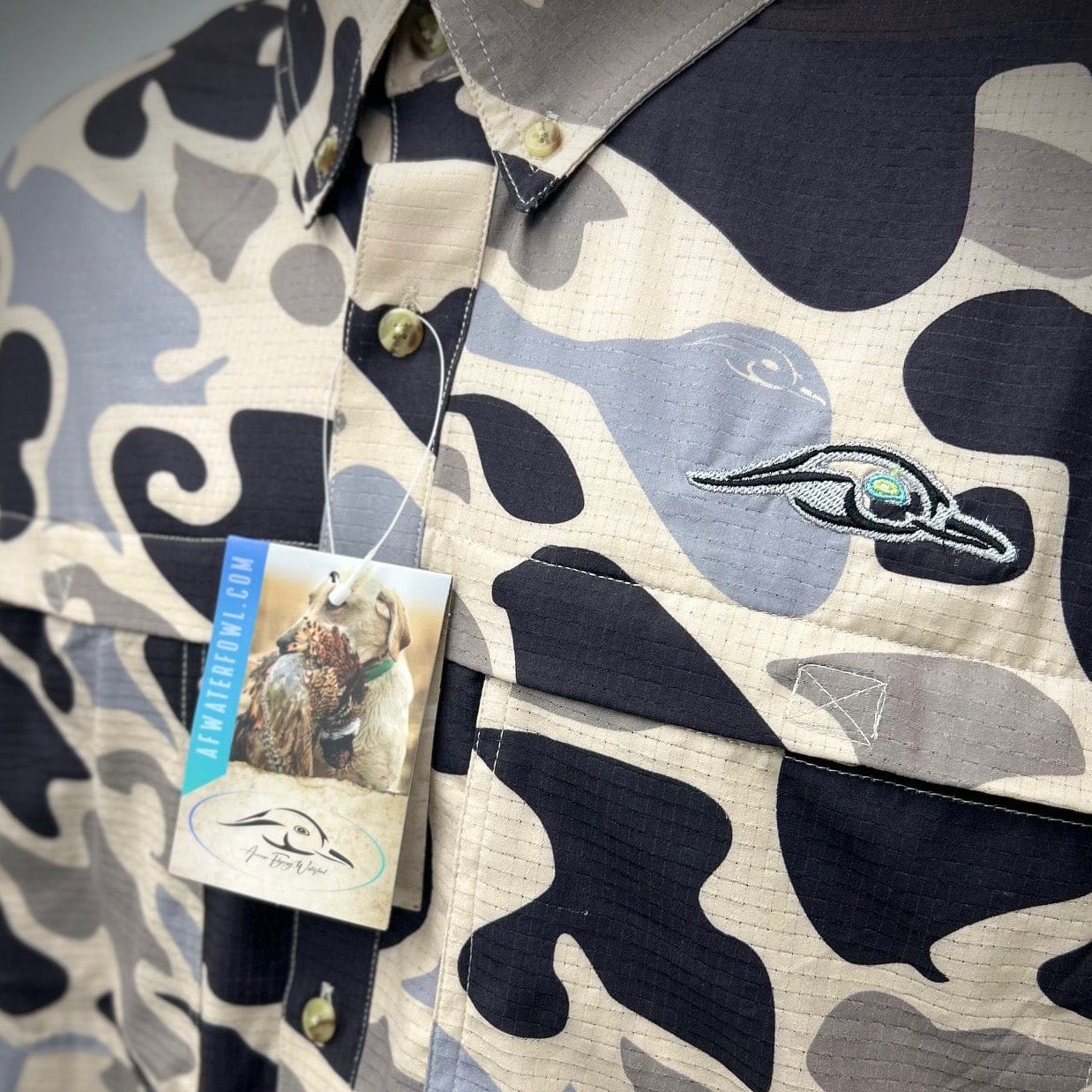 American Flyway Waterfowl Hardwoods II / Small AFW Wingshooter's Shirt