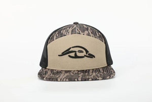 American Flyway Waterfowl Hats 7 Panel Hardwoods AFW Style w- 3 D Puff and Black Mesh