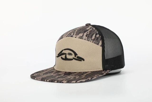 American Flyway Waterfowl Hats 7 Panel Hardwoods AFW Style w- 3 D Puff and Black Mesh