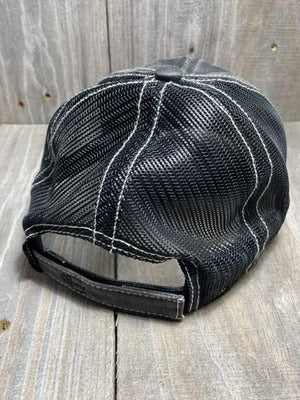 American Flyway Waterfowl Hats Black on Black Relaxed Fit Waxed Cotton w/ Mesh Back