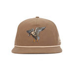 American Flyway Waterfowl Hats Brown w/ Tan Rope Specklebelly RipStop Hat