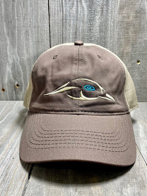 American Flyway Waterfowl Hats Expresso-Tan Relaxed Mesh Back
