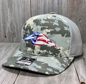 American Flyway Waterfowl Hats Stars and Stripes AFW Style Richardson Digital Camo