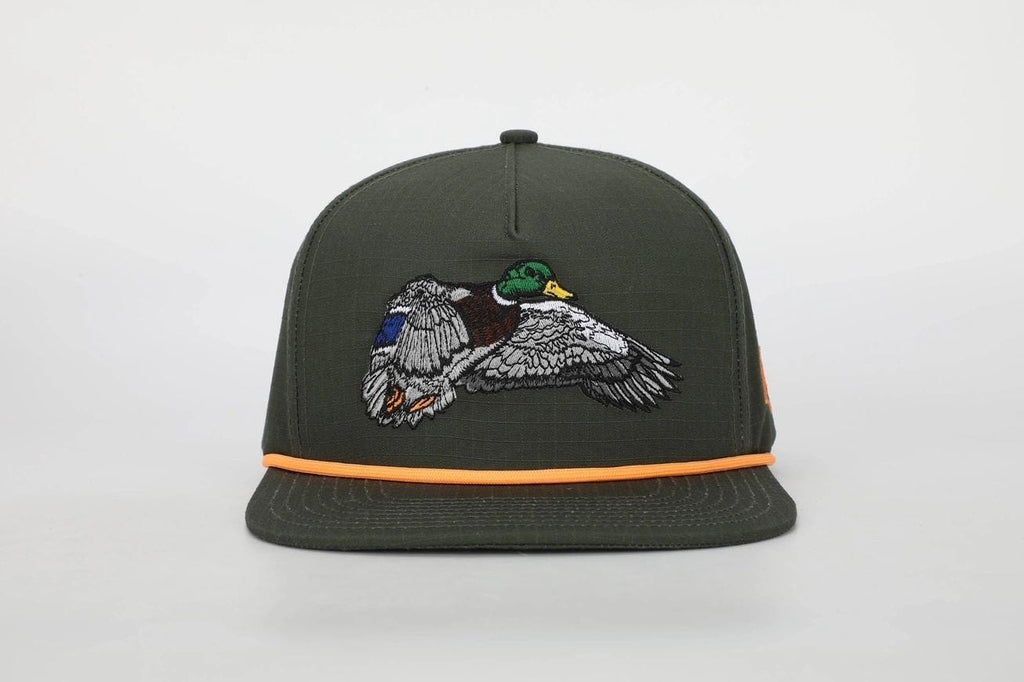 American Flyway Waterfowl Hats THE MALLARD DRAKE RIPSTOP ROPE HAT