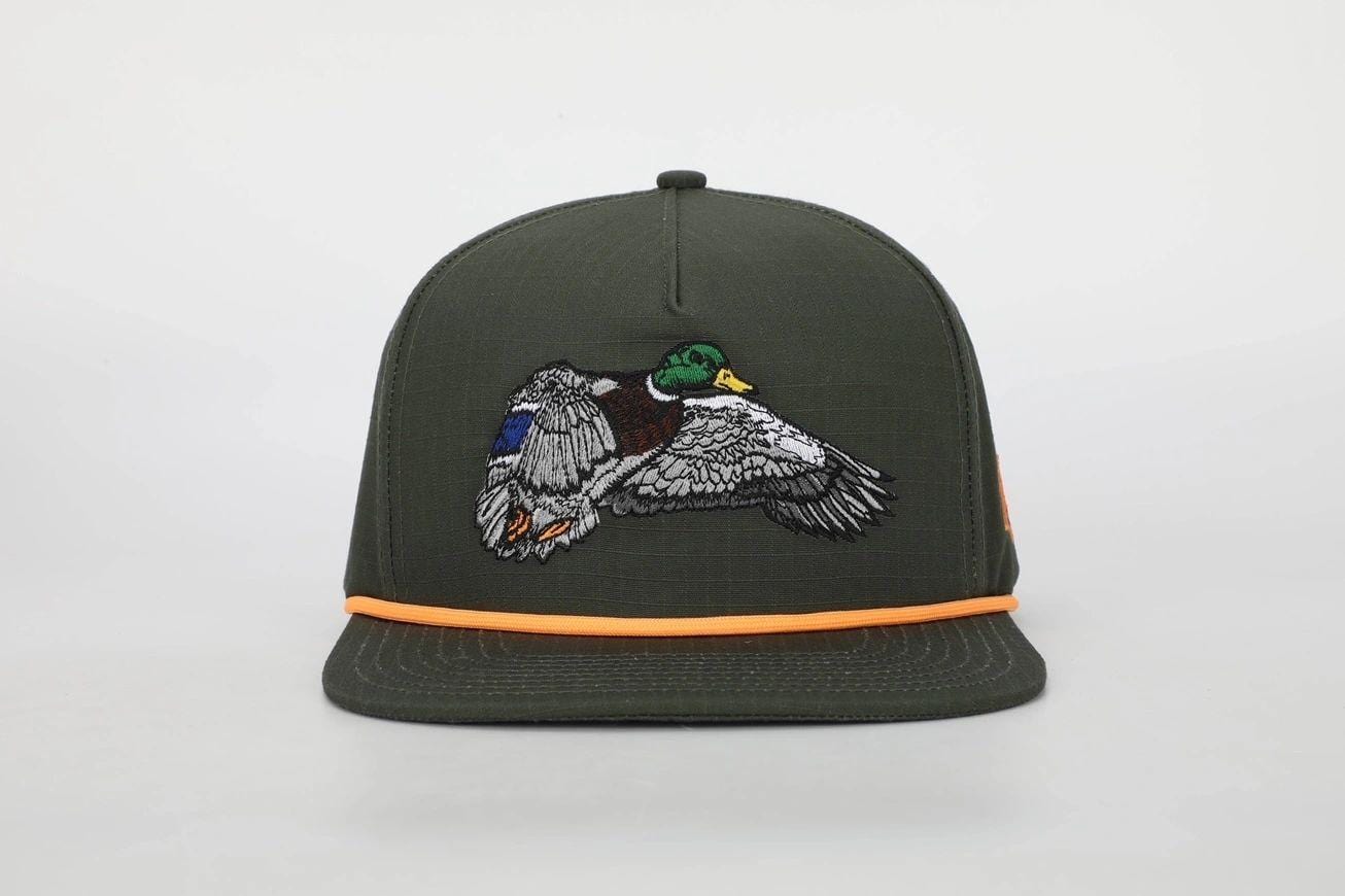 American Flyway Waterfowl Hats THE MALLARD DRAKE RIPSTOP ROPE HAT