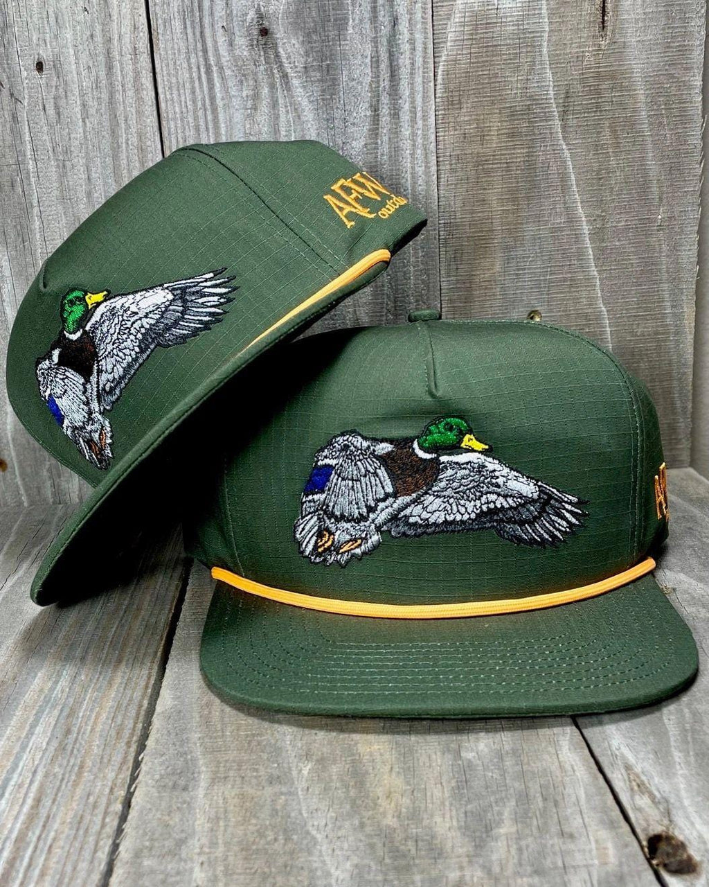 American Flyway Waterfowl Hats THE MALLARD DRAKE RIPSTOP ROPE HAT