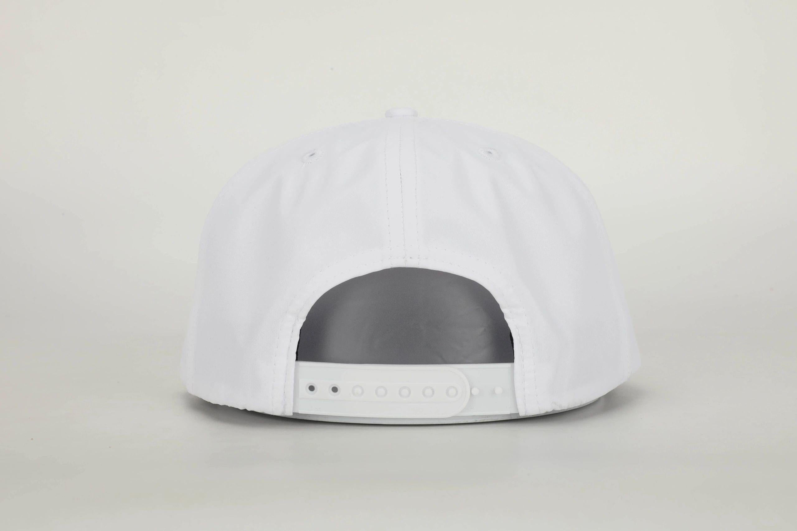 American Flyway Waterfowl Hats Throwback Vintage Rope Hat White with Black Rope