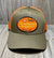 American Flyway Waterfowl Hats Upland Patch Dark Loden - Orange Trucker Cap