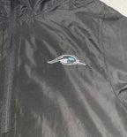 American Flyway Waterfowl Outerwear AF Waterfowl Black Lightweight 1-4 Zip Pullover Windbreaker Jacket - Water Resistant