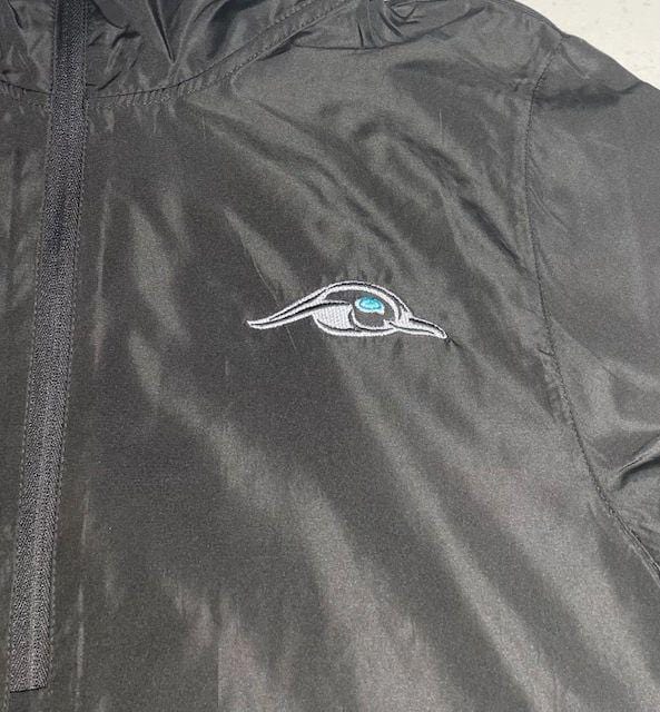 American Flyway Waterfowl Outerwear AF Waterfowl Black Lightweight 1-4 Zip Pullover Windbreaker Jacket - Water Resistant