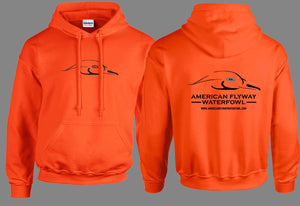 American Flyway Waterfowl Outerwear Orange / Small AF Waterfowl Solid Logo Hoodies
