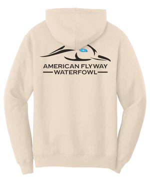 American Flyway Waterfowl Outerwear Sand / Small AF Waterfowl Solid Logo Hoodies