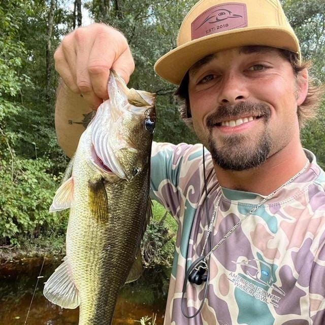 American Flyway Waterfowl Shirts AF Waterfowl Old School w- Green and Brown Performance Short Sleeve Shirt