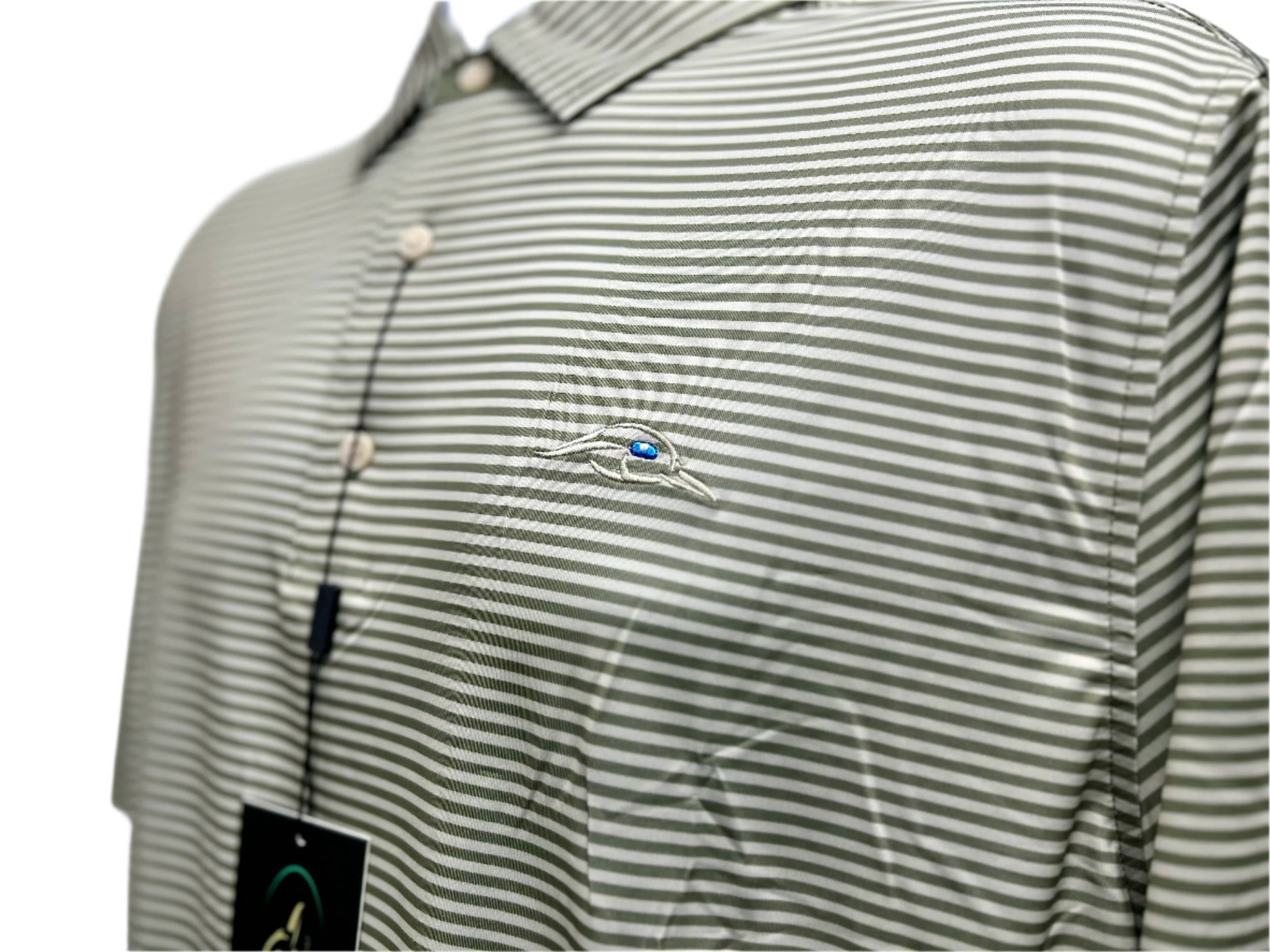 American Flyway Waterfowl Shirts AFW Twill with Moss Stripe