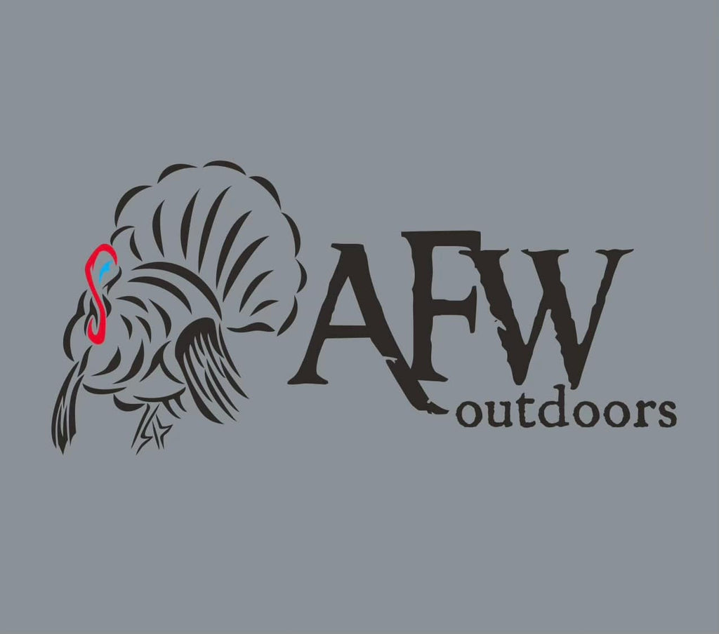 American Flyway Waterfowl Shirts Small The Strutter Tee - Granite w/ Pocket