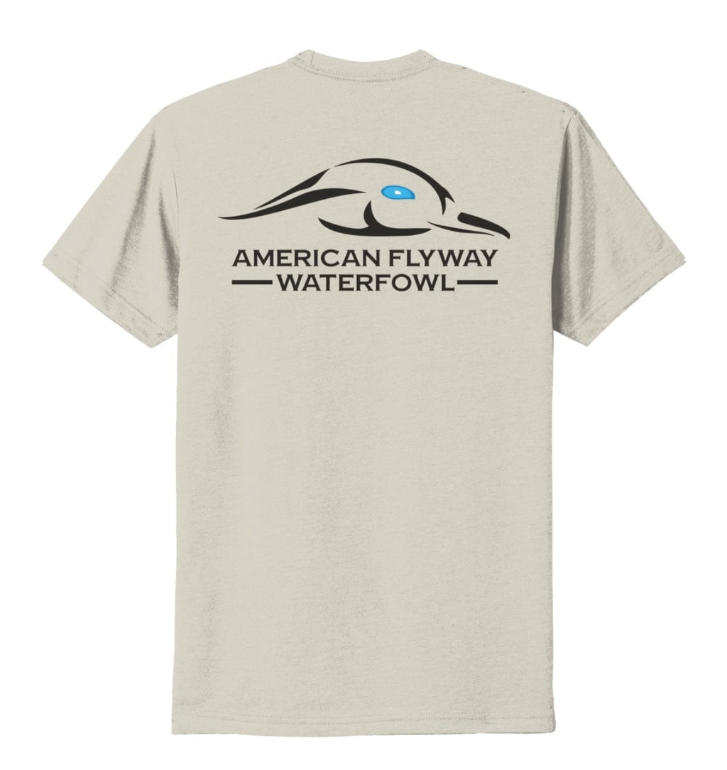 American Flyway Waterfowl Shirts Tan / Small Grinder Series Solid Logo Shirts