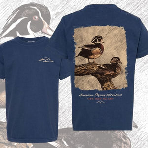 American Flyway Waterfowl Shirts Wood Duck Tee