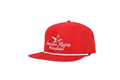 American Flyway Waterfowl Throwback Vintage Rope Hat Red with White Rope