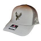 American Flyway Waterfowl TRUCKER HAT Pale Loden 3D Buck Logo and Loden Mesh Trucker