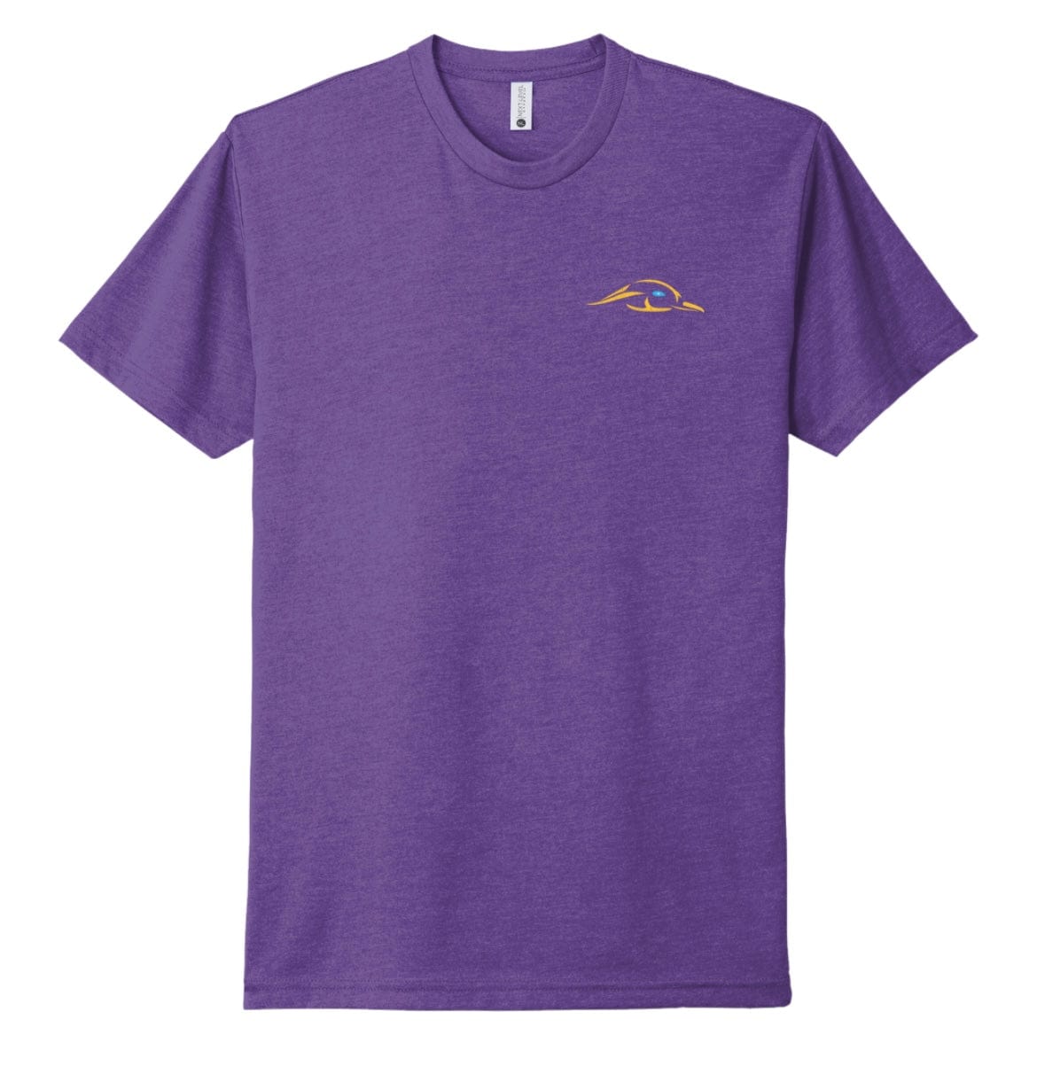 American Flyway Waterfowl TShirt Purple Rush Tee Shirt w/ Solid Logo Distressed