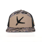 American Flyway Waterfowl Turkey Tracks 7 Panel Hardwoods II AFW Style