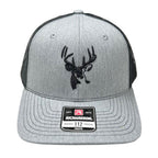 American Flyway Waterfowl Youth 112Y AFW Buck Logo Heather Grey - Black Mesh Back