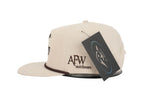 American Flyway Waterfowl Youth Vintage Rope Hat Youth Light Khaki Pintail RipStop Hat