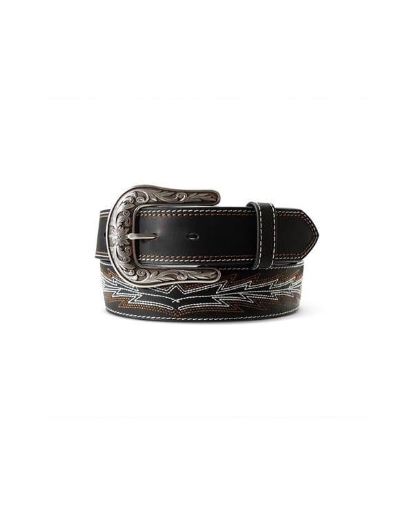 ARIAT Belts Ariat Women's Black Casanova Embroidered Floral Belt A1568001