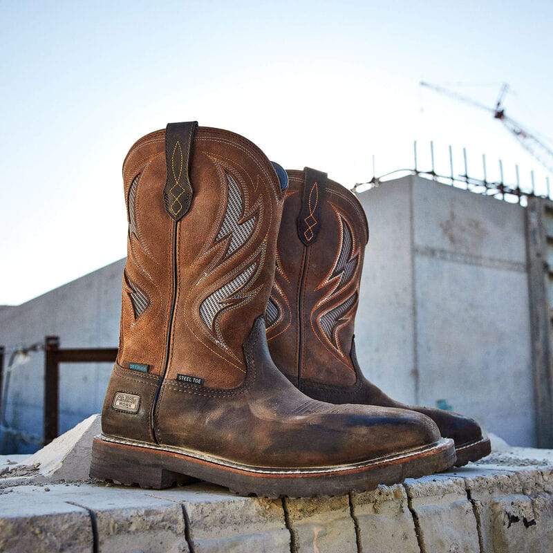 ARIAT Boots Ariat Men's Activator VentTEK Waterproof Wide Square Toe Steel Toe Work Boot 10061119