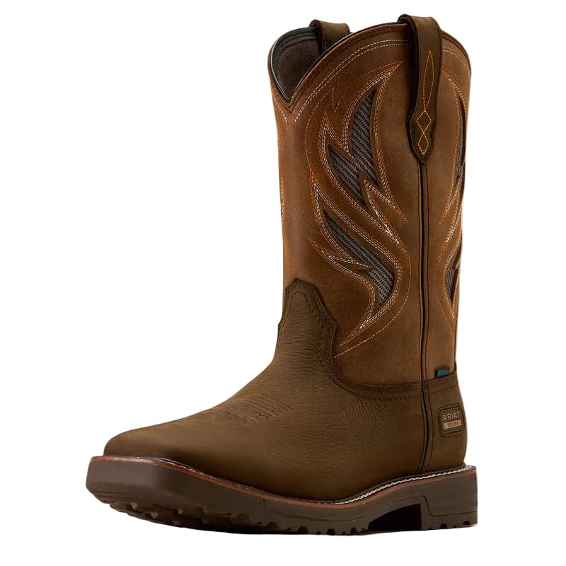ARIAT Boots Ariat Men's Activator VentTEK Waterproof Wide Square Toe Steel Toe Work Boot 10061119