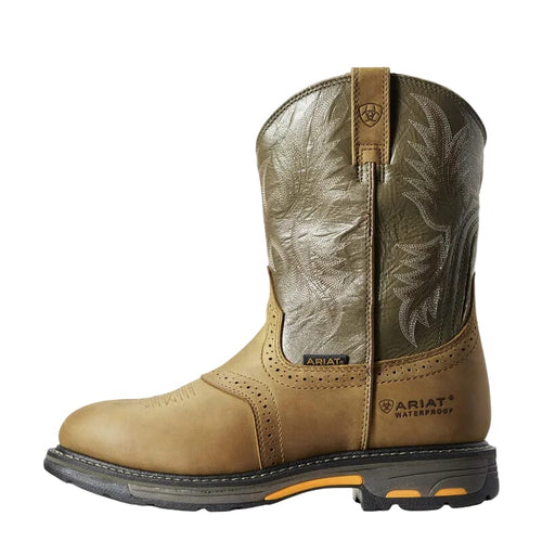 ARIAT Boots Ariat Men's Aged Bark Workhog Waterproof Work Boots 10008633