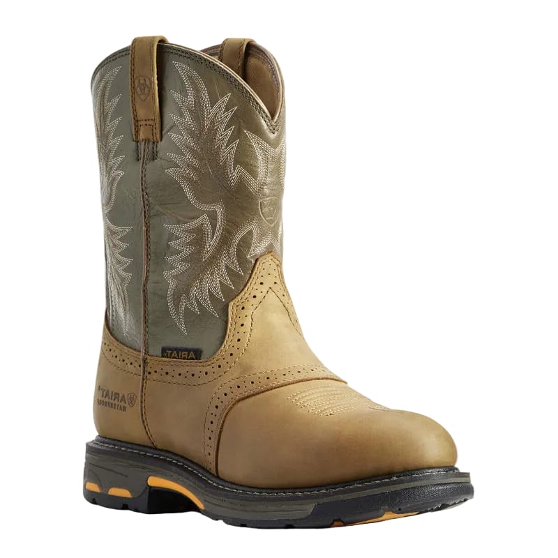 ARIAT Boots Ariat Men's Aged Bark Workhog Waterproof Work Boots 10008633