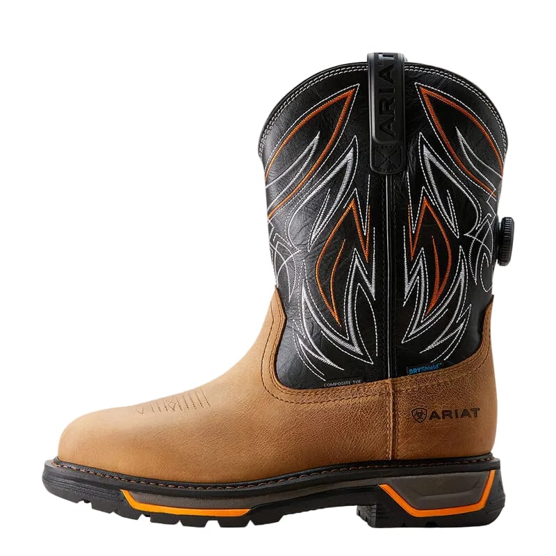 ARIAT Boots Ariat Men's  Big Rig BOA Waterproof Wide Square Toe Composite Toe Work Boot 10053617