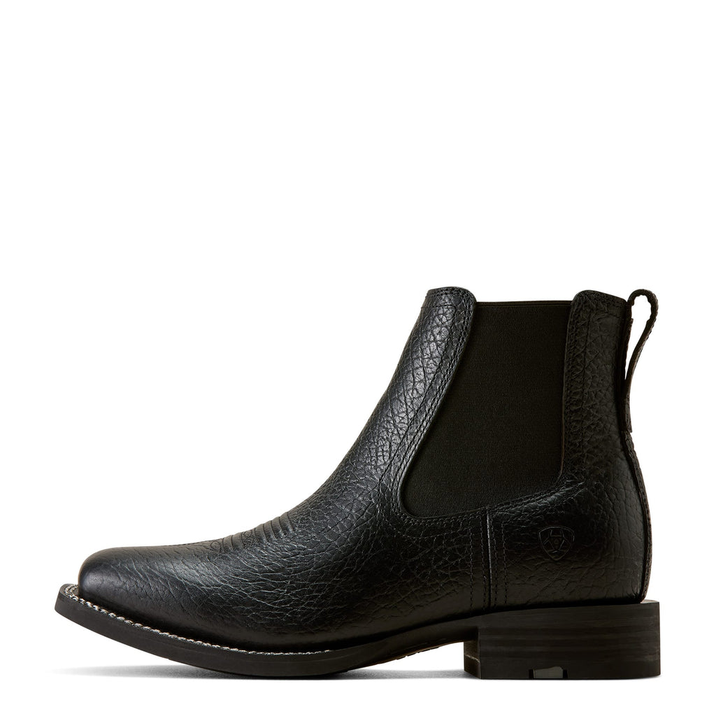 ARIAT Boots Ariat Men's Black Adobe Western Big Rig Wide Square Toe Chelsea Boot 10080501