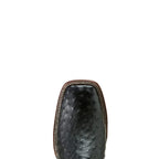 ARIAT Boots Ariat Men's Black Full Quill Ostrich Classic Cash Western Exotic Boots 10063776