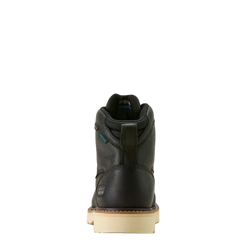 ARIAT Boots Ariat Men's Black Rebar Lift 6" Waterproof Comp Toe Work Boots 10063920