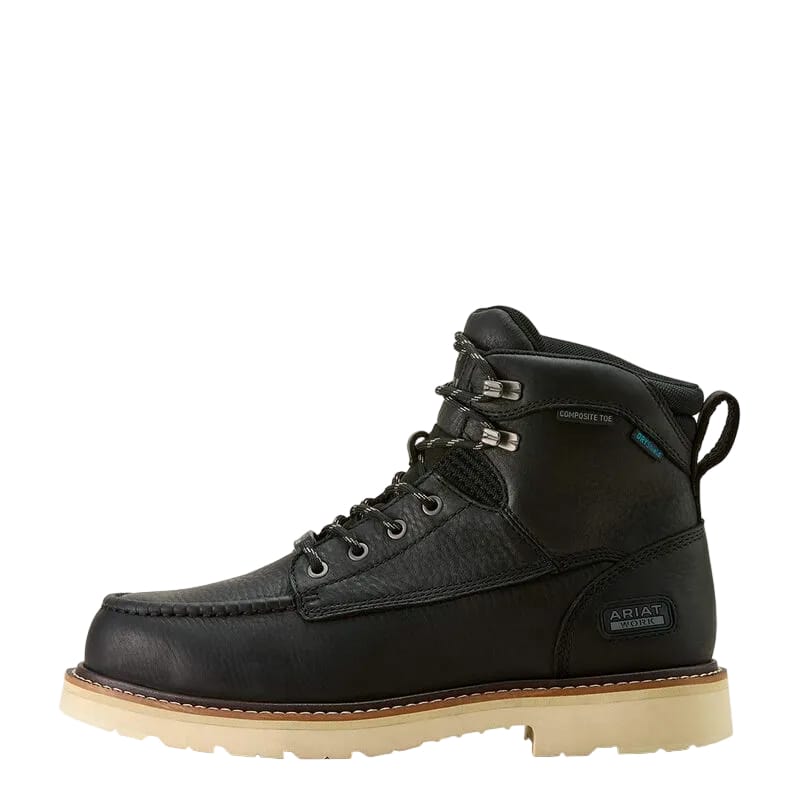 ARIAT Boots Ariat Men's Black Rebar Lift 6" Waterproof Comp Toe Work Boots 10063920