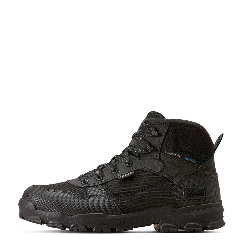 ARIAT Boots Ariat Men's Black Stryker Neo Waterproof Composite Toe Work Boot 10080448