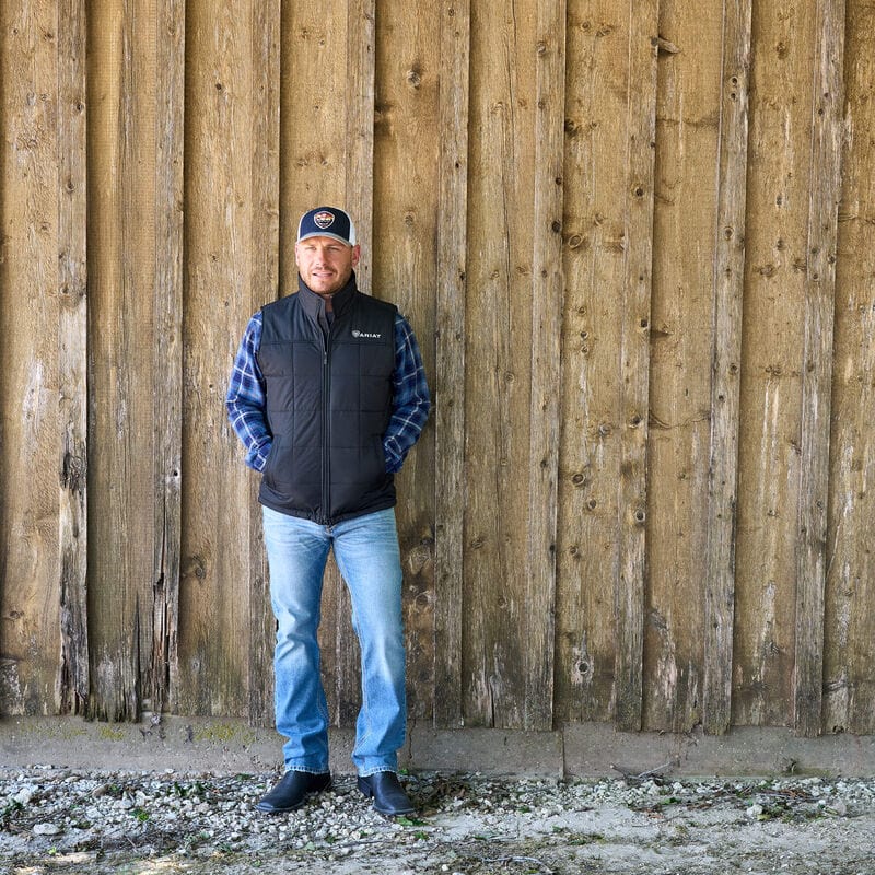 ARIAT Boots Ariat Men's Booker Black Chelsea Wide Square Toe Western Boot 10031453