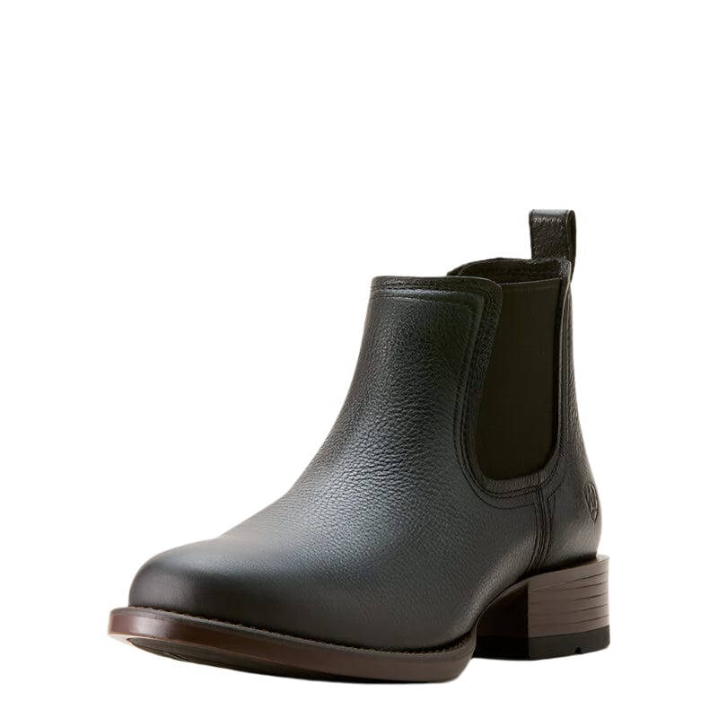 ARIAT Boots Ariat Men's Booker Black Deertan Chelsea Round Toe Western Boots 10053637