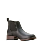 ARIAT Boots Ariat Men's Booker Black Deertan Chelsea Round Toe Western Boots 10053637