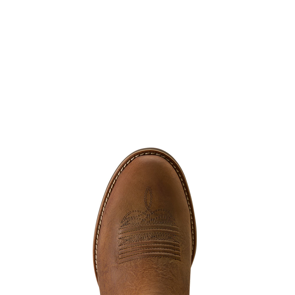 ARIAT Boots Ariat Men's Buff Tan Sport Stockman U Toe Cowboy Boot 10080533